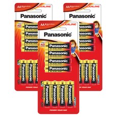 파나소닉 알카라인 AA건전지, 8개입, 3개