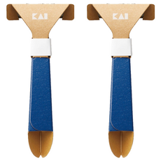 貝印 Kai 紙製便利刮鬍刀 ga-0109 輕巧便攜 環保材質 組裝簡單 鋒利刀片, 2入, 2組