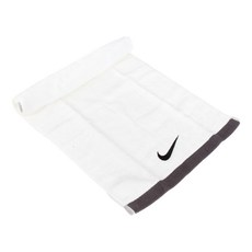 NIKE 耐吉 運動毛巾 NET17101MD F, 白色 + 黑色, 1條