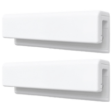 newnlook 免鑽孔牙膏架 軟管容器掛架 L, 2個, 白色