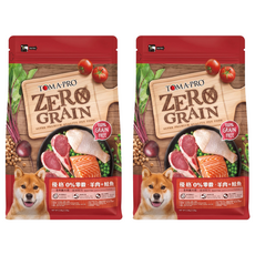 TOMA-PRO 優格 全齡犬用 零穀乾糧, 羊肉 + 鮭魚, 1.13kg, 2袋