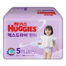 HUGGIES 好奇 Max Dry Air褲型尿布, 第5階段, 34片