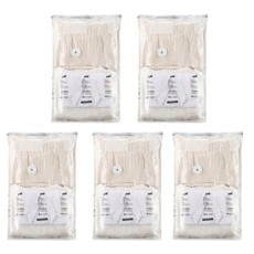 TAILI 太力 衣物旅行壓縮收納袋, 5個裝, 1組