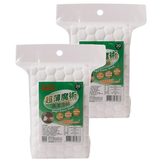 HIKARI 日光生活 超薄魔術清潔泡綿 U103 15 x 9 x 0.3cm 20片, 2包