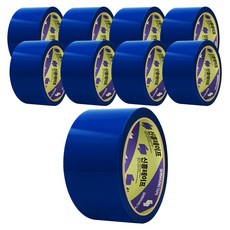 신흥테이프 칼라 박스테이프 파랑 50m, 9개