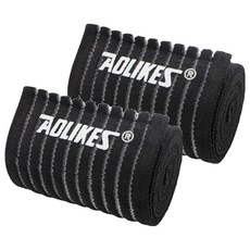 AOLIKES 奧力克斯 護肘加壓帶, 黑色, 2入