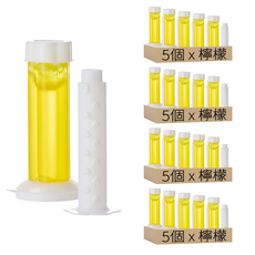 馬桶芳香凝膠, 52g, 4個, 檸檬