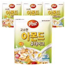포스트 아몬드후레이크620g, 620g, 4개