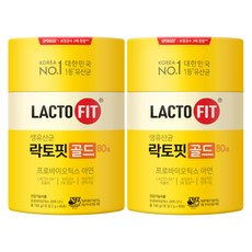 Chong Kun Dang 鍾根堂 LACTO-FIT Gold益生菌粉隨身包, 160g, 2罐