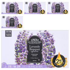 1802 LE CHATELARD 雙倍柔順香氛烘衣紙 薰衣草花束香 Set 140張, 5盒