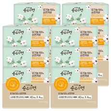 Pure Cotton 纯棉美人 棉質護墊, 40片, 16包, 加長型(18cm)