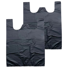 원이네 손잡이 비닐 봉투 블랙, 9L, 1000개