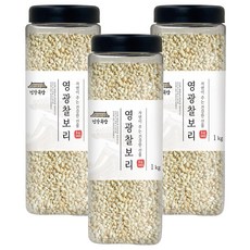 건강곡간 영광 찰보리, 1kg, 3개