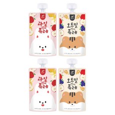 Little Spoon 水果果泥 100g + 燕麥果泥 100g 套組, 2套, 水果+燕麥