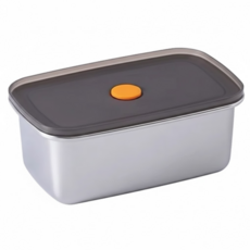 Linox 廚之坊 316不鏽鋼保鮮盒 19x11.6x7.8cm 1000ml, 1個, 1個