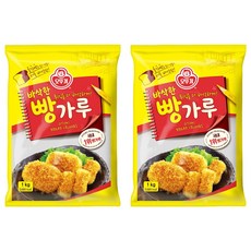 오뚜기 바삭한 빵가루, 1kg, 2개