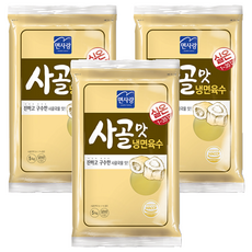 면사랑 사골맛 냉면육수, 5kg, 3개