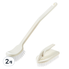 코멧 홈 욕실 변기솔 + 바닥솔 세트, 2개