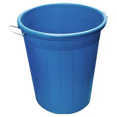 월드크린 만능용기 대형 청통 휴지통 55L, 블루