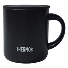 THERMOS 膳魔師 含蓋不鏽鋼真空杯 JDG-282C SMB, 啞光黑, 280ml, 1個