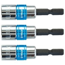 SESHIN Buffalo 六角螺帽起子套筒 10mm BS10, 3個