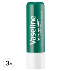 바세린 스틱 케어 립밤, 민트, 4.8g, 3개