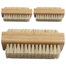 晨曦木柄柔軟洗手刷 衛生管理指甲刷, 混合顏色, 1入, 3個