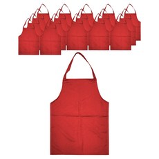 金銀絲客人用迷你圍巾式圍裙, 紅色, 18個