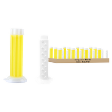 BangJiaShi 幫家適 馬桶除臭凝膠 黃色檸檬 補充瓶 54g x 9瓶 + 推桿 8g x 9支, 558g, 5組