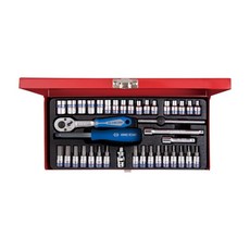 KING TONY 金統立 DR.套筒扳手組 KT2539MR 1/4"(二分) 39件式, 1組