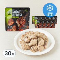 한끼통살 그릴드 닭가슴살 블랙페퍼 (냉동), 100g, 30개