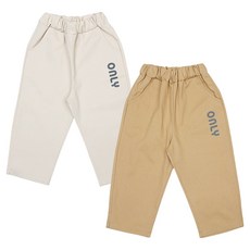 레인보우키즈 아동용 온리 코튼 팬츠 2종 세트