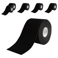 花芊 Flowers 黑色運動貼布 50mm x 5m 運動防護首選, 6捲, 1入