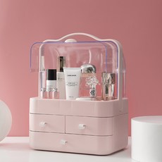 Dan's Cosmetics Organizer 粉色大號, 1組, 粉色