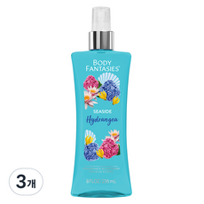 바디판타지 씨사이드 하이드렌지아 프래그런스 바디 스프레이 플로럴, 236ml, 3개