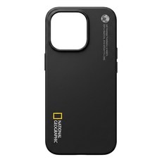 NATIONAL GEOGRAPHIC 國家地理 智慧型手機 保護殼 手機殼 iPhone 16 Pro 磁吸 矽膠 黑色
