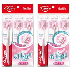 Colgate 高露潔 Gentle牙齦護理牙刷 顏色隨機, 3支, 2包