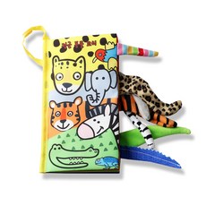 dodoco 寶寶沙沙響尾布書： 叢林動物尾巴, 道潤