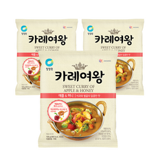 카레여왕 애플 & 허니, 108g, 3개