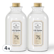 LilyQuinn 嬰兒衣物柔軟精 奶油小熊, 4個, 1L