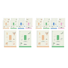 PENPIA 1000 小學線圈10格漢字筆記本, 隨機出貨, 20個