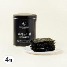 갤러리아 고메이494 재래구이 캔김 90매, 50g, 4개