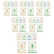 펜피아 1000 스프링 10칸한문 공용 초등노트 10p, 랜덤발송, 6개