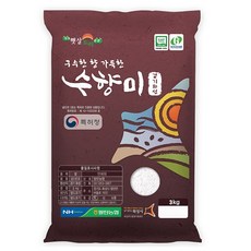 수향미 골든퀸 3호 백미, 특등급, 3kg, 1개 특등급, 3kg, 1개