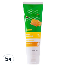 닥터로드 프로폴 치석 치태 잇몸 케어 무불소 치약, 5개, 180g