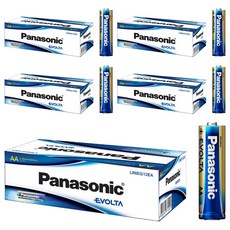 Panasonic Evolta Premium 鹼性AA電池, 12入, 5個