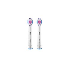Oral-B 歐樂B 電動牙刷頭 白色 2入, EB18-2, 1組