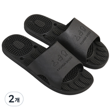 Kusso 舒適簡約多功能指壓拖鞋 A-28 250mm, 2個, 黑色