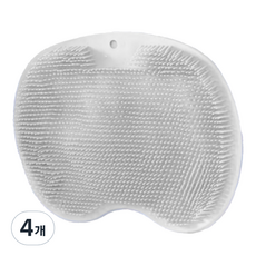 조니프리 바디 풋브러쉬, 그레이, 1개입, 4개