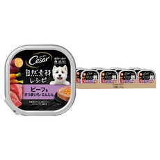 Cesar 西莎 自然素材 狗罐, 朝氣活蔬牧場牛口味, 85g, 28罐